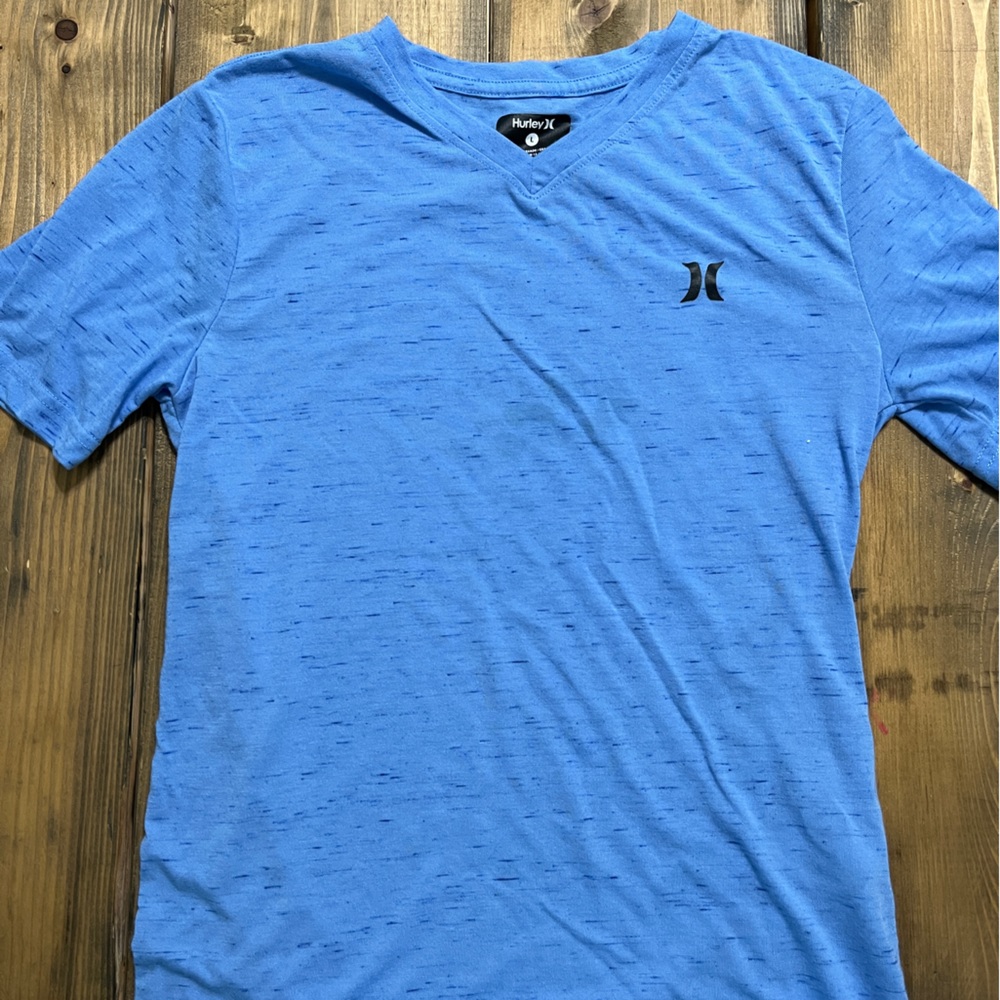 Boys Size Lg Hurley blue T-shirt